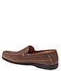 Color:Tan - Image 5 - Men's Locklin Woven Venetian Leather Loafers