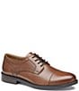Johnston & Murphy Men's Mason Leather Cap Toe Lace Up Oxfords - Image 1