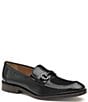 Color:Black - Image 1 - Men's Meade Leather Bit Detail Loafers