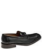 Color:Black - Image 3 - Men's Meade Leather Bit Detail Loafers
