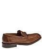 Color:Tan - Image 3 - Men's Meade Woven Leather Bit Loafers