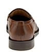 Color:Tan - Image 4 - Men's Meade Woven Leather Bit Loafers