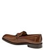 Color:Tan - Image 5 - Men's Meade Woven Leather Bit Loafers