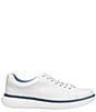 Color:White - Image 2 - Men's Oasis Leather Lace-To-Toe Sneakers