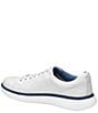 Color:White - Image 5 - Men's Oasis Leather Lace-To-Toe Sneakers