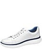 Color:White - Image 6 - Men's Oasis Leather Lace-To-Toe Sneakers