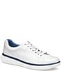 Color:White - Image 1 - Men's Oasis Leather Lace-To-Toe Sneakers