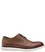 Color:Tan - Image 2 - Men's Holden Plain Toe Leather Casual Shoes