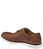 Color:Tan - Image 5 - Men's Holden Plain Toe Leather Casual Shoes