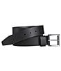 Johnston & Murphy Men's Roller Buckle Belt - Genuine Leather, 1.5" Width