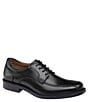 Color:Black - Image 1 - Men's Tabor Run Off Leather Lace-Up Bike Toe Dress Shoes