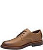 Johnston & Murphy Men's Tyson Oiled Leather Plain Toe Oxfords - Image 6