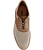 Johnston & Murphy Men's Upton Knit Brogue Saddle Oxfords - Image 5