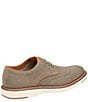 Color:Taupe - Image 3 - Men's Upton Knit Wingtip Oxfords