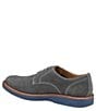 Color:Gray - Image 5 - Men's Upton Nubuck Plain Toe Oxfords