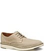 Johnston & Murphy Men's Upton Perforated Nubuck Plain Toe Lace Up Oxfords - Image 1