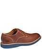 Color:Tan/Blue - Image 3 - Men's Upton Plain Toe Leather Oxford