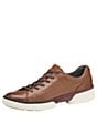 Color:Mahogany - Image 6 - Men's XC4 Foust Lace-To-Toe Waterproof Leather Dress Sneakers