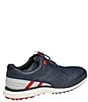 Color:Navy - Image 3 - Men's XC4 H3-Luxe Waterproof Leather Hybrid Golf Shoes