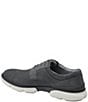 Color:Dark Gray - Image 3 - Men's XC4 Tanner Nubuck Plain Toe Lace-Up Sneaker Oxfords