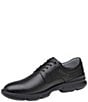 Color:Black - Image 2 - Men's XC4 Tanner Plain Toe Waterproof Leather Sneaker Oxfords