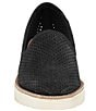 Color:Black - Image 6 - Mitzi Perforated Leather Wedge Loafers