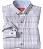 Johnston & Murphy Multi XC+ Motion Plaid Long Sleeve Woven Shirt - Image 1