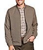 Johnston & Murphy Pattern Full Zip Jacket, Color:Brown - Image 1