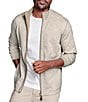 Color:Oatmeal/Grey - Image 1 - Reversible Full-Zip Jacket