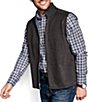 Color:Charcoal/Blue - Image 1 - Reversible Solid Full-Zip Vest