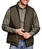 Johnston & Murphy Reversible Vest, Color:Olive/Marled Olive - Image 1