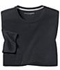 Color:Black - Image 1 - Solid Long Sleeve T-Shirt