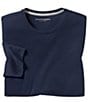 Color:Navy - Image 1 - Solid Long Sleeve T-Shirt