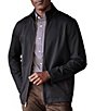 Johnston & Murphy Solid Textured Full Zip Jacket - Image 1