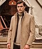 Johnston & Murphy Wool Blend Upton Car Coat, Color:Camel - Image 4