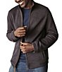 Johnston & Murphy Two-Tone Marled Rib Knit Jacket - Image 1