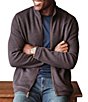 Johnston & Murphy Two-Tone Marled Rib Knit Jacket - Image 2