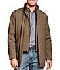 Johnston & Murphy Upton Long Sleeve Raincoat, Color:Taupe - Image 1