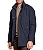 Johnston & Murphy Upton Long Sleeve Raincoat, Color:Navy - Image 1