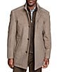 Johnston & Murphy Upton Luxe Cashmere Car Coat, Color:Barley - Image 1