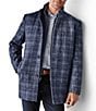 Johnston & Murphy Upton Plaid Wool Blend Car Coat - Image 3