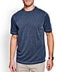 Johnston & Murphy Vintage Slub Short-Sleeve Crewneck T-Shirt, Color:Navy - Image 3