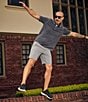 Johnston & Murphy Vintage Slub Short Sleeve Polo Shirt, Color:Charcoal - Image 3