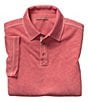 Color:Coral - Image 2 - Vintage Slub Short-Sleeve Polo Shirt