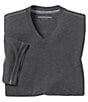 Color:Charcoal - Image 2 - Vintage Slub Short-Sleeve V-Neck T-Shirt