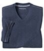Color:Navy - Image 2 - Vintage Slub Short-Sleeve V-Neck T-Shirt