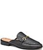 Johnston & Murphy Women's Ali Perforated Bit Buckle Loafer Mules - Image 1