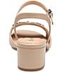 Johnston & Murphy Women's Edith Leather Bit Buckle Ankle Strap Sandals - Image 4