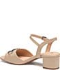 Johnston & Murphy Women's Edith Leather Bit Buckle Ankle Strap Sandals - Image 5