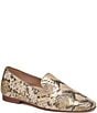 Johnston & Murphy Women's Isabel Snake Embossed Venetian Loafers - Image 1